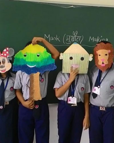 Hindi activity mask making